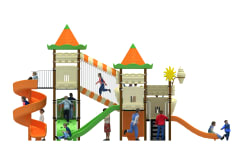 Kale Temalı Oyun Grubu B-200 PRK-207 | Temalı Metal Oyun Grupları | Erse Kent Mobilyaları